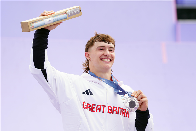 Team GB's BMX silver medallist Kieran Reilly