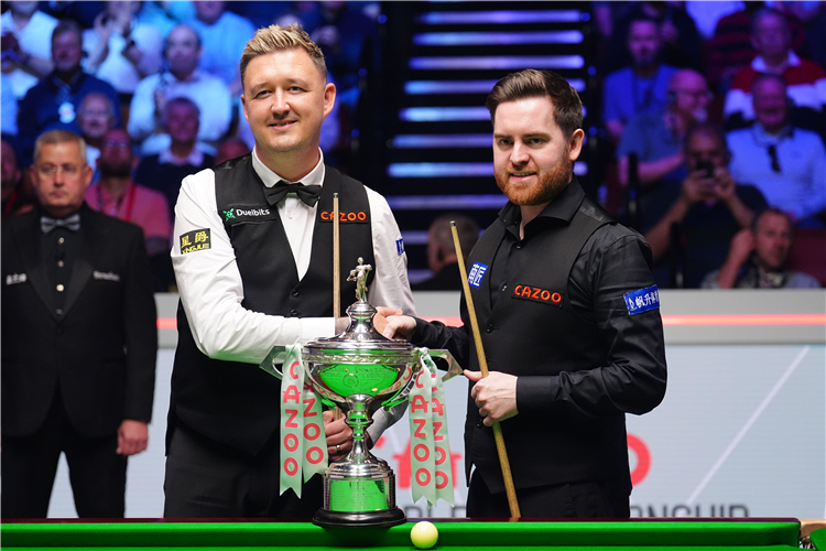 Kyren Wilson and Jak Jones ahead of the 2024 World Snooker Championship final