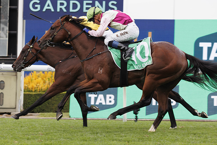 LADY OF CAMELOT winning the TAB GOLDEN SLIPPER