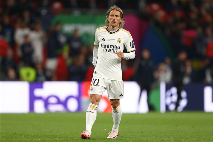 Real Madrid's Luka Modric