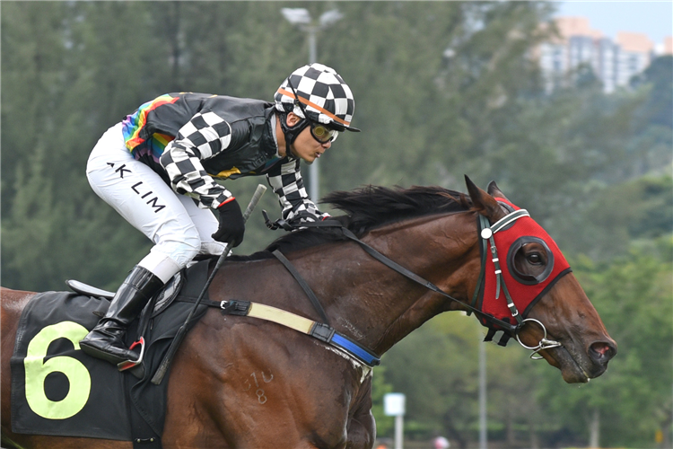 NOAH KHAN winning the Dec 08 2024 Selangor Meeting Race 4 (1103)