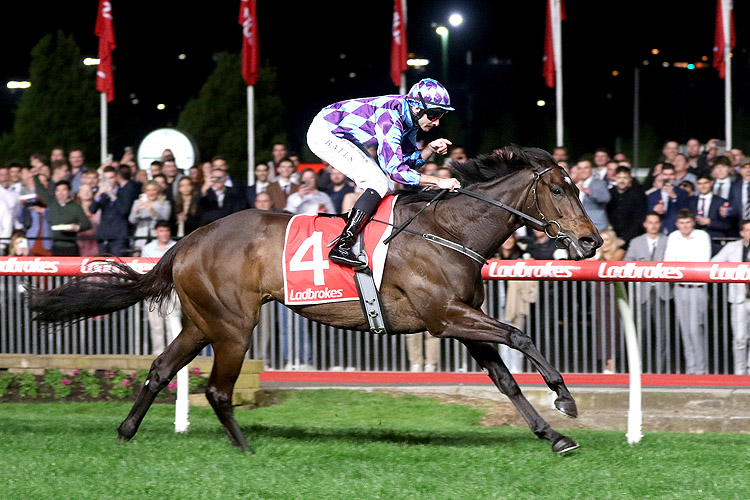 PRIDE OF JENNI winning the Ladbrokes Feehan Stakes