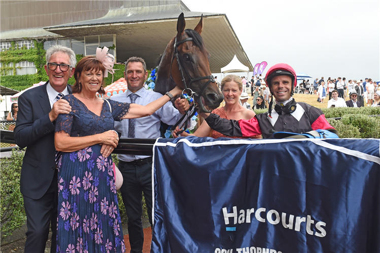 Puntura's winning connections in Robbie Patterson, Craig Grylls and Carole & John Lynskey.