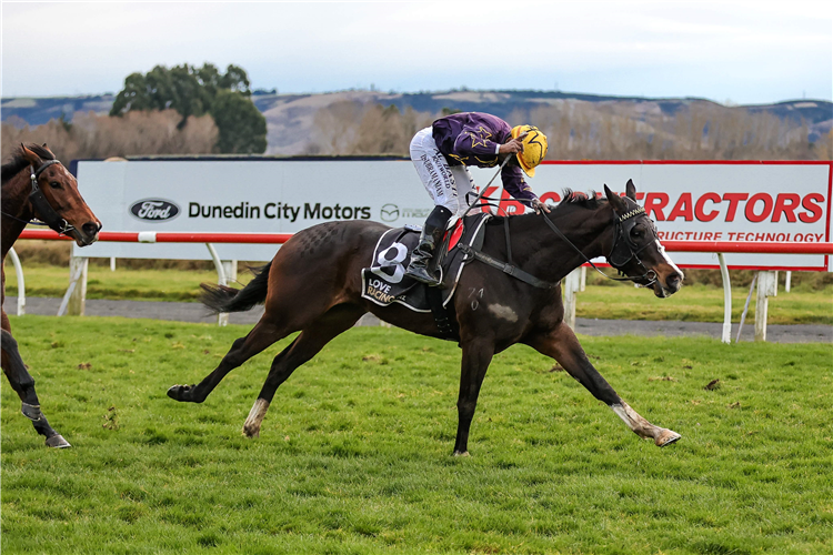 SACRED MIST winning the PROPERTY BROKERS - RAY KEAN MDN 1400M