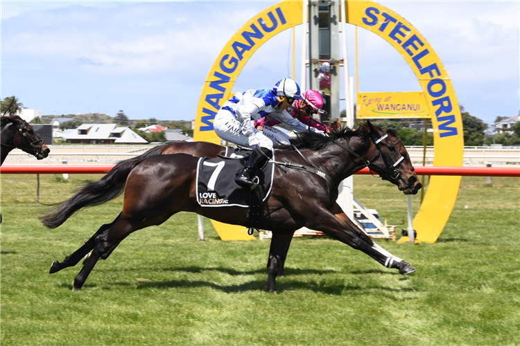 SESIMBRA winning the WANGANUI FUNCTION CENTRE 3YO