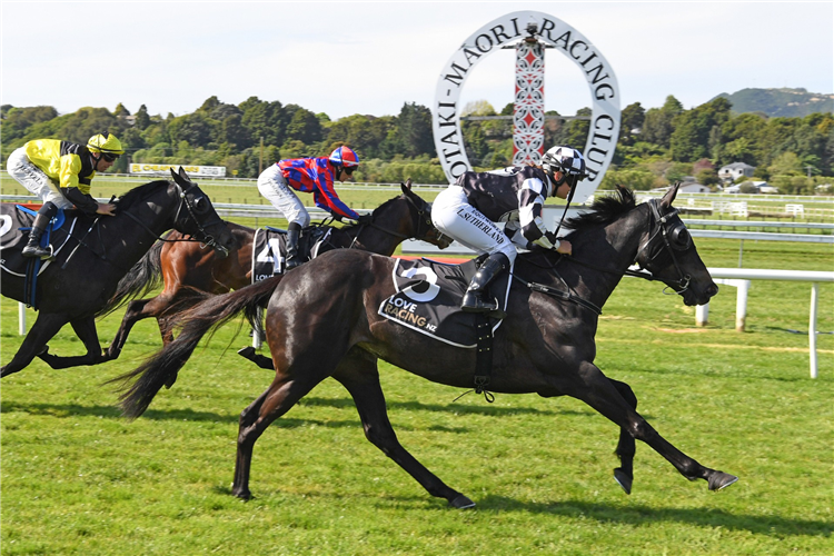 SUMI winning the NEW WORLD OTAKI HANDICAP