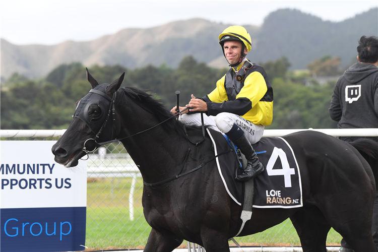 Craig Grylls returns to the birdcage after an all-the-way win aboard The Underbelly at Otaki.