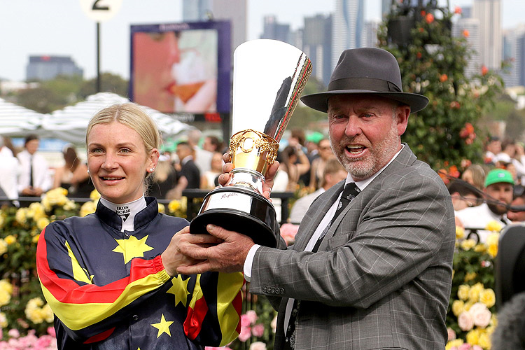 Can Jamie Kah be the second woman to ride the Cup winner?