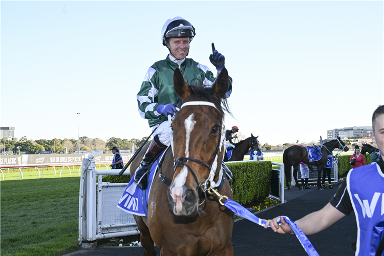 Kerrin McEvoy won the Winx Stakes on Via Sistina.