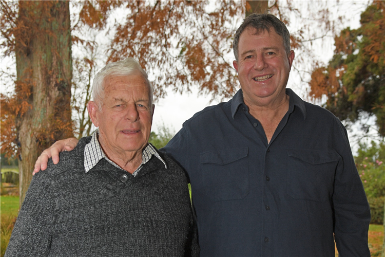 Father-and-son training duo Kevin (left) and Stephen Gray.