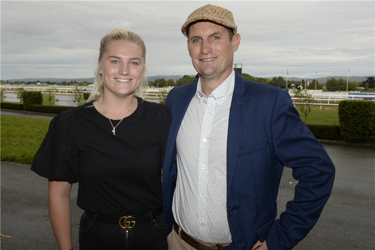 Matamata trainers Briar and Darryn Weatherley.