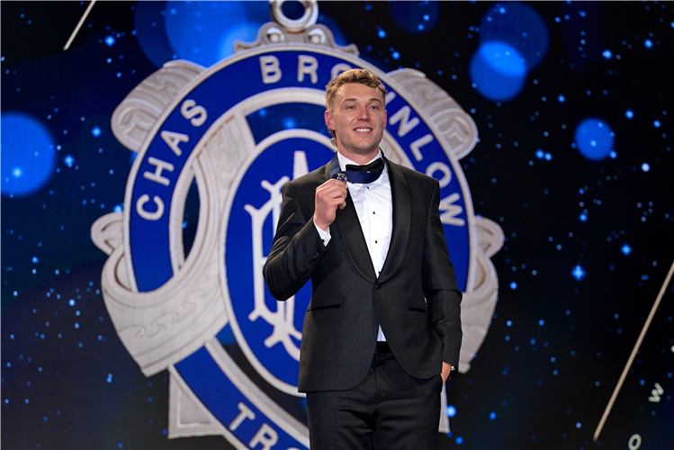 Patrick Cripps won a second Brownlow Medal in 2024.