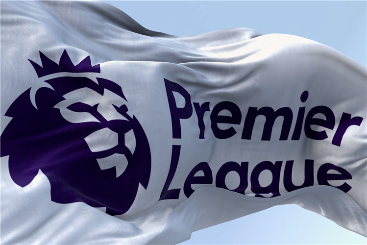 Premier League flag.