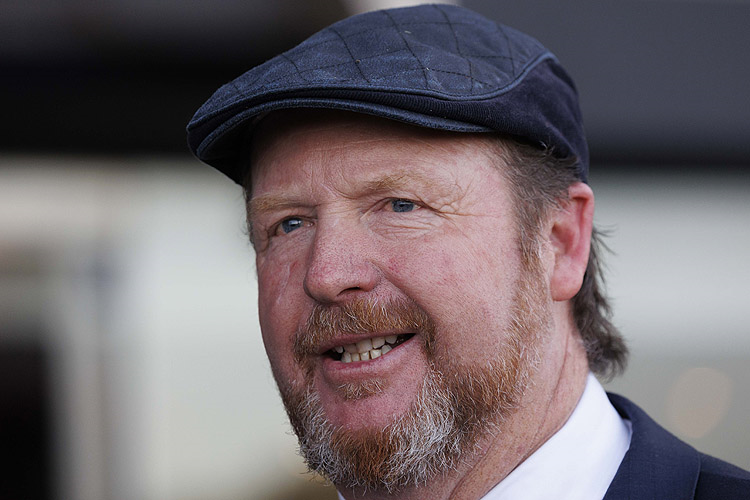 Trainer : GARY PORTELLI after, ENCAP winning the TOYOTA FORKLIFTS THEO MARKS STAKES