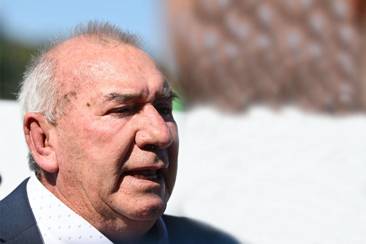 Trainer : PAUL NICEFORO after winning the Polytrack Provincial-midway Final at Randwick in Australia.