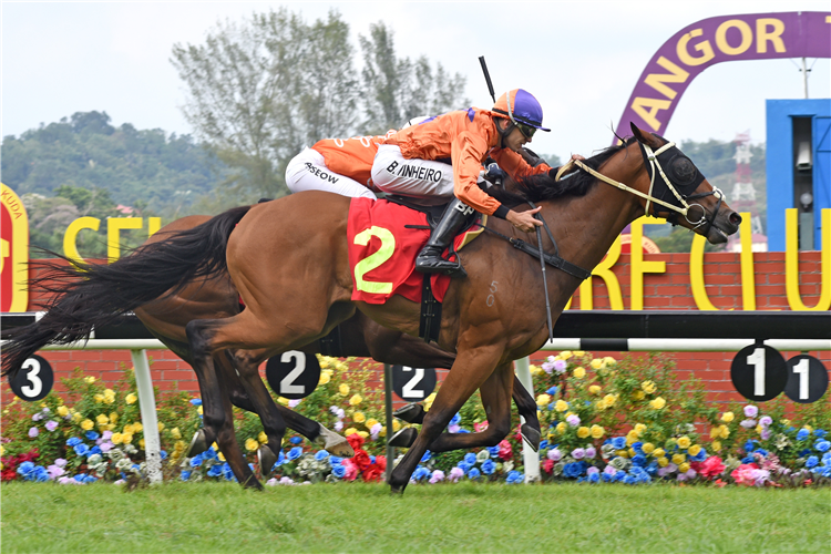 ANTIPODEAN winning the Aug 31 2025 Selangor Merdeka Meeting
