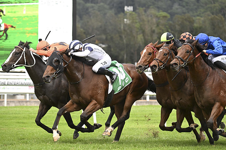 BARBER winning the DE BORTOLI WINES TAKEOVER TARGET STAKES.