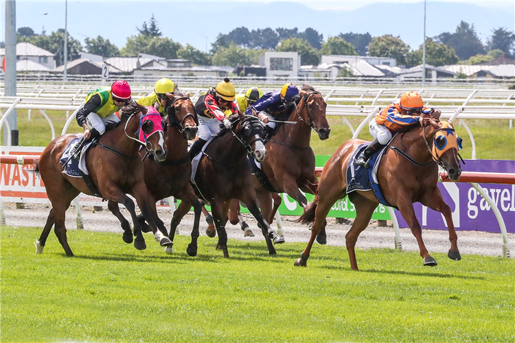 CAPTURED BY LOVE winning the WINDSOR PARK STUD CANTERBURY BREEDERS' STAKES