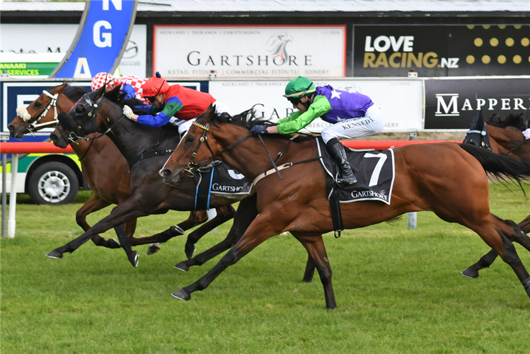 GIGI (inside) winning the BAYLEYS TAURANGA