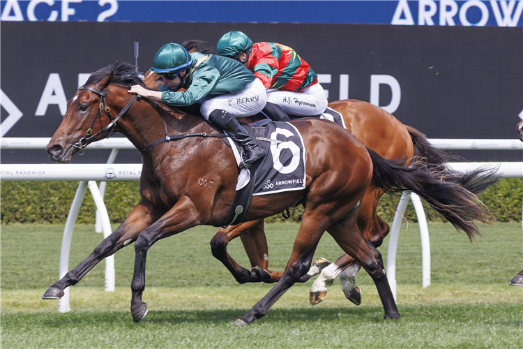 INCOGNITO winning the ARROWFIELD BREEDERS' PLATE