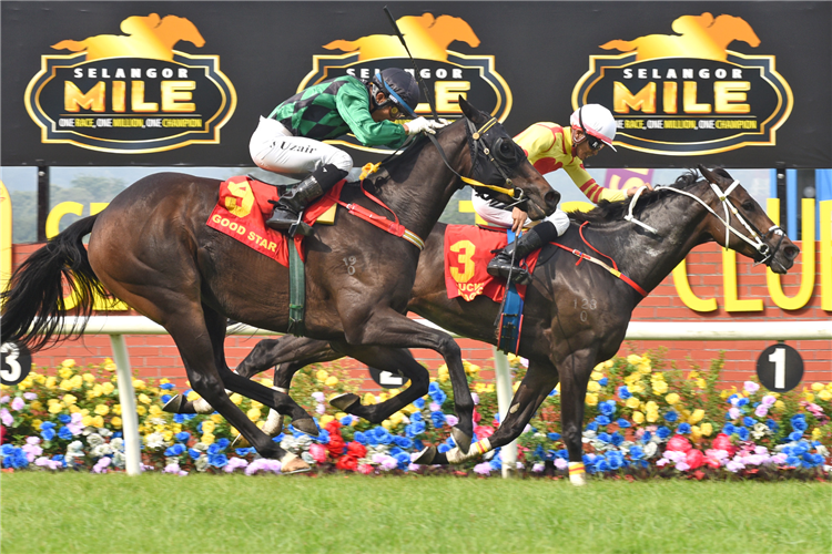 LUCKY MAGIC winning the Jul 20 2025 Selangor MeetingGoing