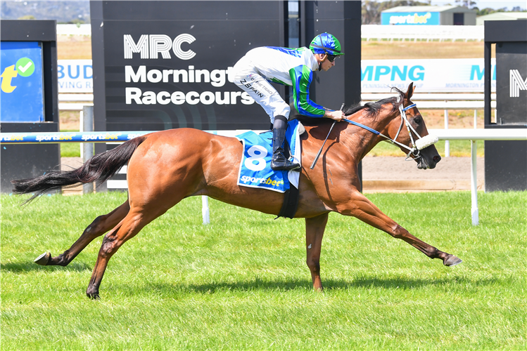 Mary Eliza winning the Sportsbet Fast Form Plate at Mornington in Australia.