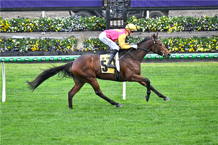 OH TOO GOOD winning the VOBIS Gold Mile at Flemington in Australia.