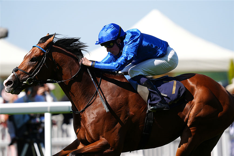 Ombudsman winning the Prince Of Wales's Stakes on day two of Royal Ascot at Ascot Racecourse.