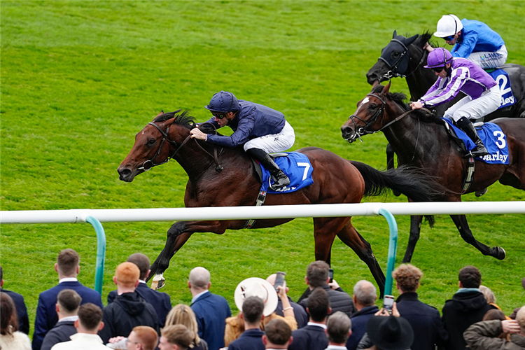 PIERRE BONNARD winning the Zetland Stakes at Newmarket in England.