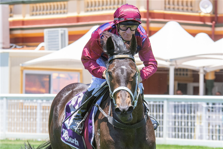 SANTANOVA winning the Share Bets With Tabtouch Bet Loop Handicap