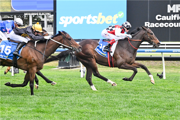 SEPALS winning the Sir Rupert Clarke Stakes at Caulfield in Australia.