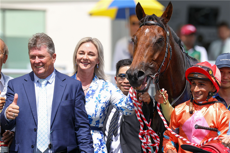 Brett Crawford and Karis Teetan share Hong Kong breakthrough success with Speedy Smartie.
