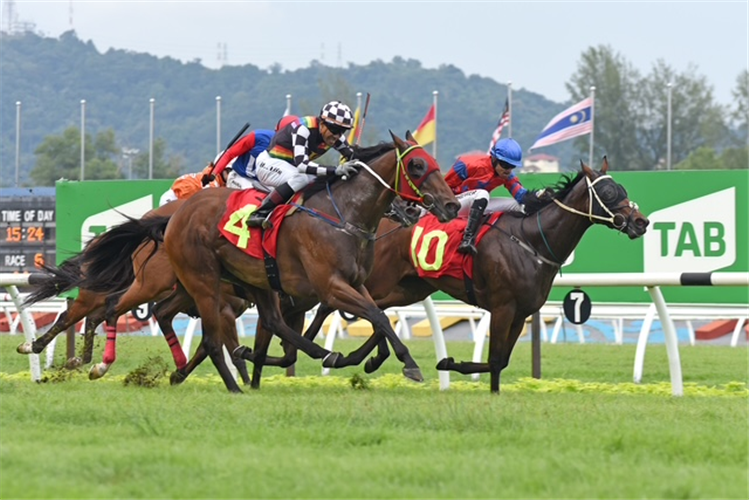 THUNDEROUS winning the TABCORP TROPHY