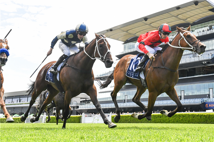 WILLIE OPPA (right) winning at Randwick