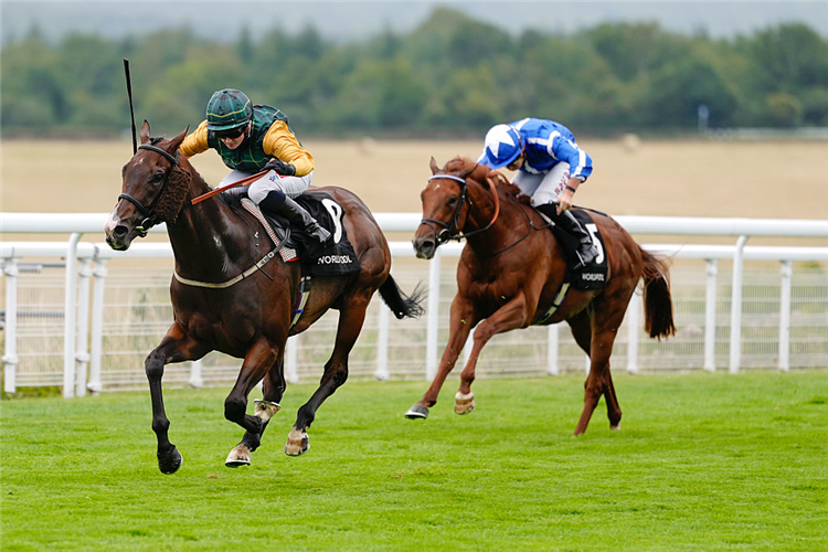 WITNESS STAND winning the Lennox Stakes at Goodwood in Chichester, England.