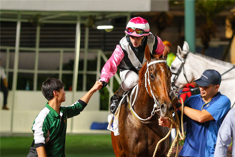 Brenton Avdulla celebrates another Group win for Tony Cruz.
