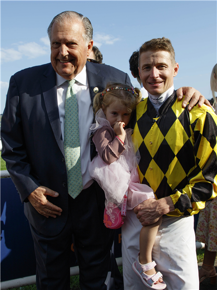 Jockey : JAMES MCDONALD after, AUTUMN GLOW winning the GOLDEN EAGLE