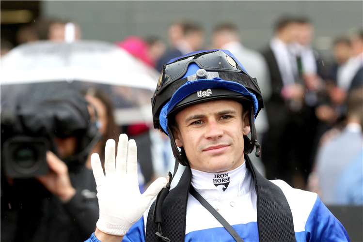 Jockey : LOGAN BATES after, JIGSAW winning the Cirka McEwen Stakes