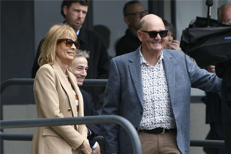 Katrina and Barry Purdon at Arawa Park on Sunday