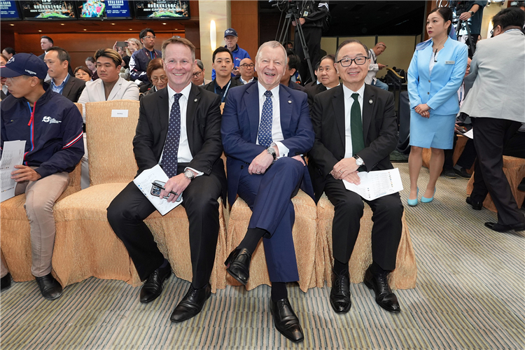 Club Officials, owners, trainers and jockeys attend today’s ceremony.