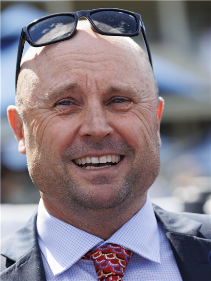 Trainer : BRETT DODSON after, PETTICOAT winning the TAB HIGHWAY HANDICAP