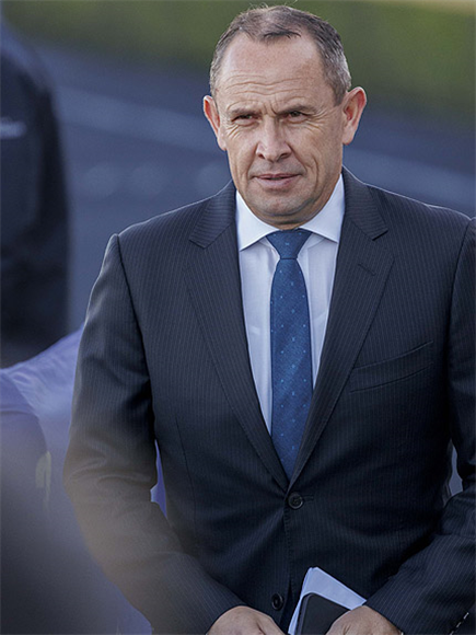 Trainer : CHRIS WALLER after, CIGAR FLICK winning the ATC THANK YOU TRAINERS HANDICAP