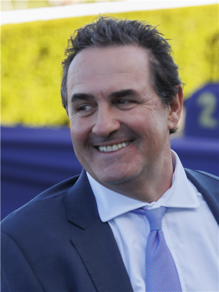 Trainer : MICHAEL FREEDMAN after, APOCALYPTIC winning the TAB FURIOUS STAKES