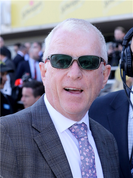 Trainer : MICK PRICE after, GLOBE winning the Sportsbet Might And Power