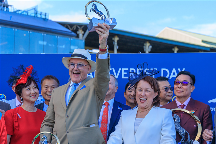 David Hayes was jubilant post-race