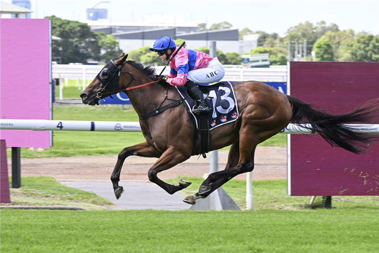 AUDREY'S LANE winning the MIDWAY HANDICAP at Rosehill in Australia.