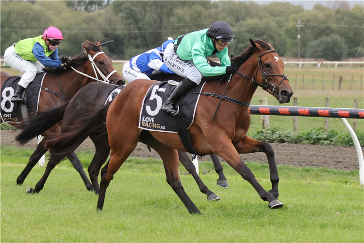 CONCORDE winning the ICIB BROKERWEB THREE YEAR OLD MAIDEN