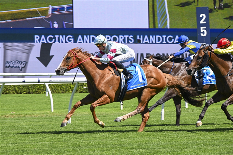 GATSBY'S winning the RACING AND SPORTS HANDICAP at Randwick in Australia.