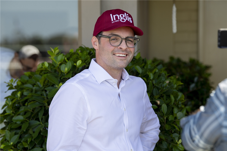 Trainer : Richard & Will Freedman after JOURNEYMAN winning the INGLIS XTRA BONUS PLATE at Warwick Farm in Australia.