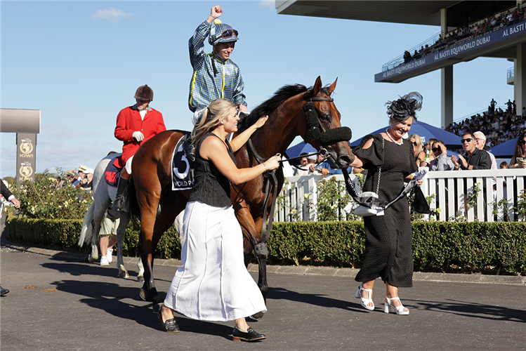 ROAD TO PARIS winning the HKJC WORLD POOL NZ DERBY
